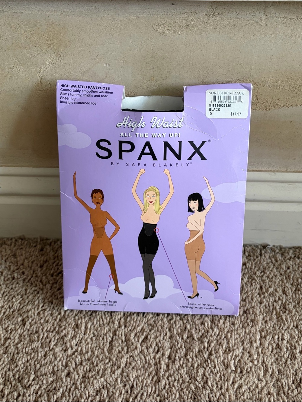 Black high waisted spanx tights size D